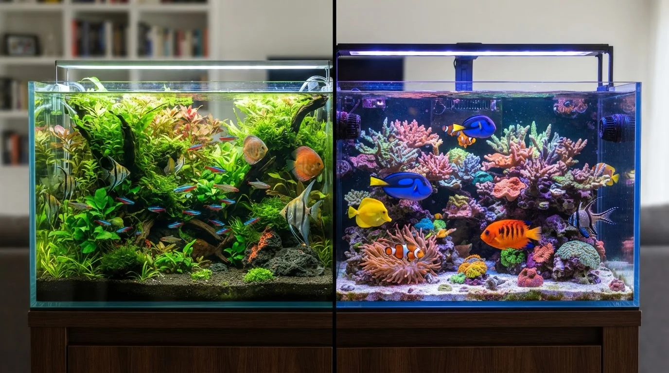 Aquarium Fish: Freshwater vs. Saltwater Tanks