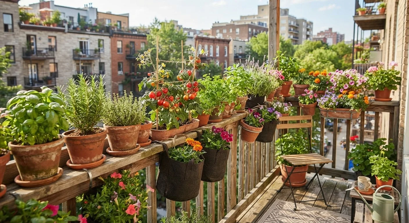 Container Gardening on a Small Patio or Balcony