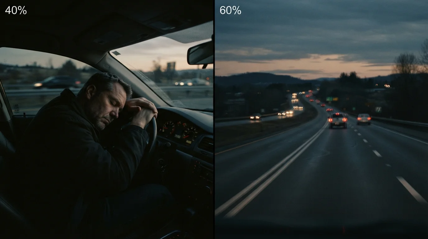 Driver Fatigue vs. Drunk Driving: How Impairment Compares