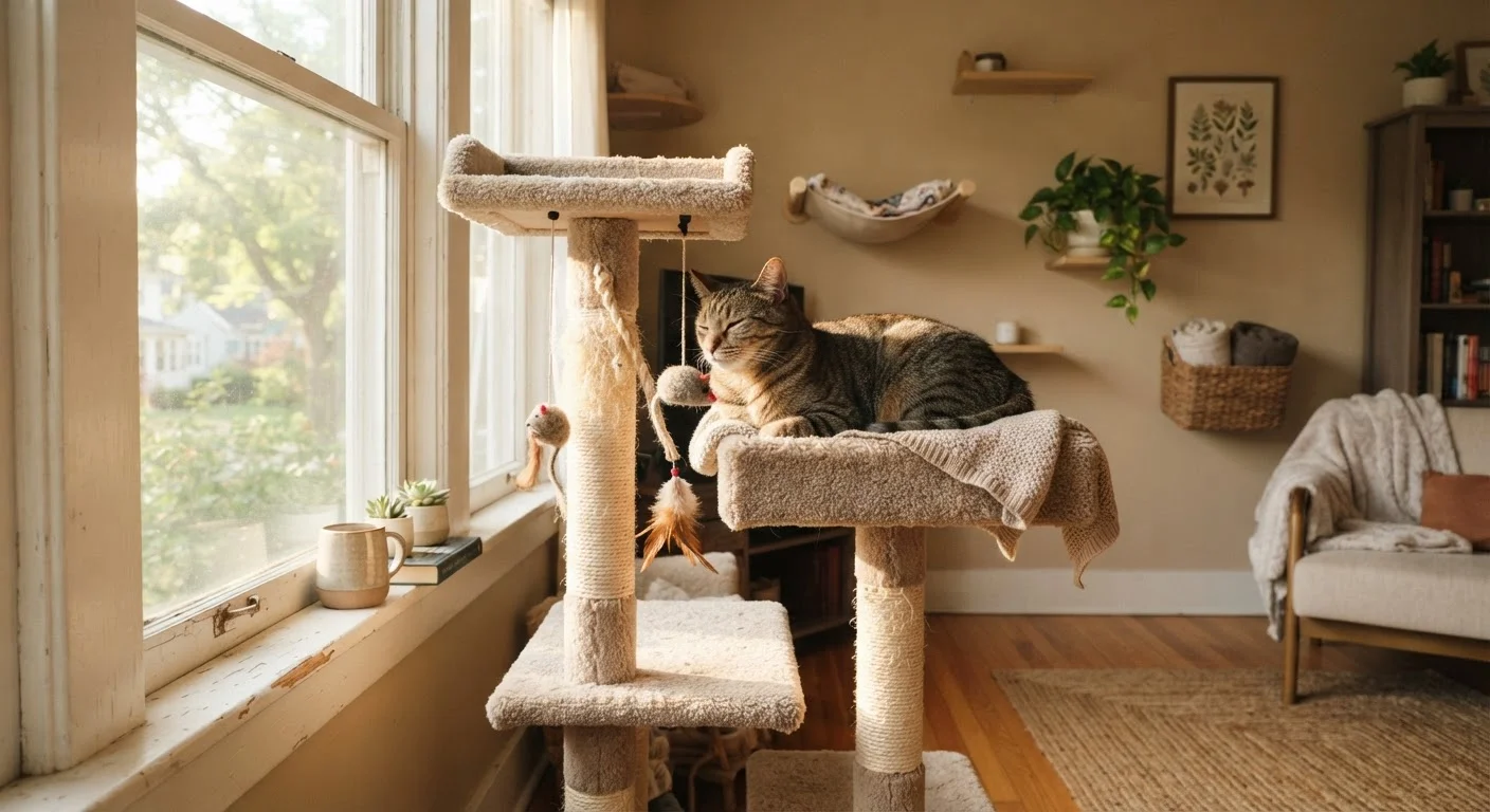 Environmental Enrichment for Cats Who Live Entirely Indoors