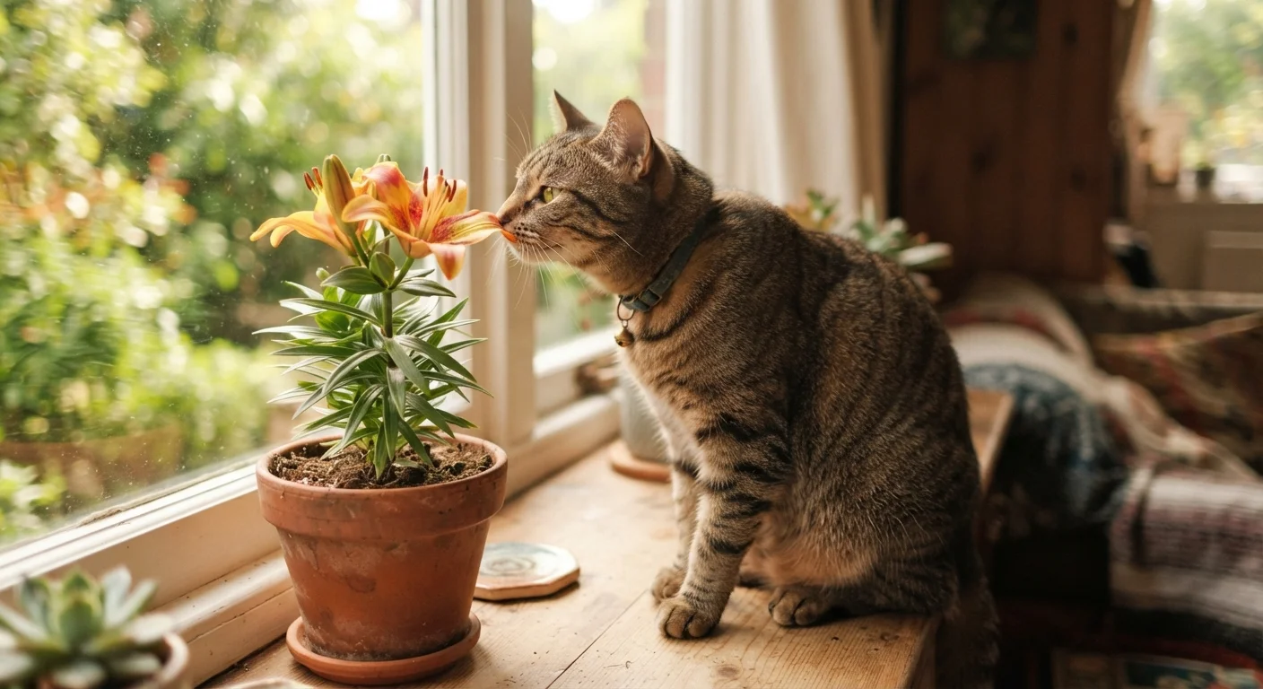 Household Plants, Foods, and Products That Are Toxic to Cats