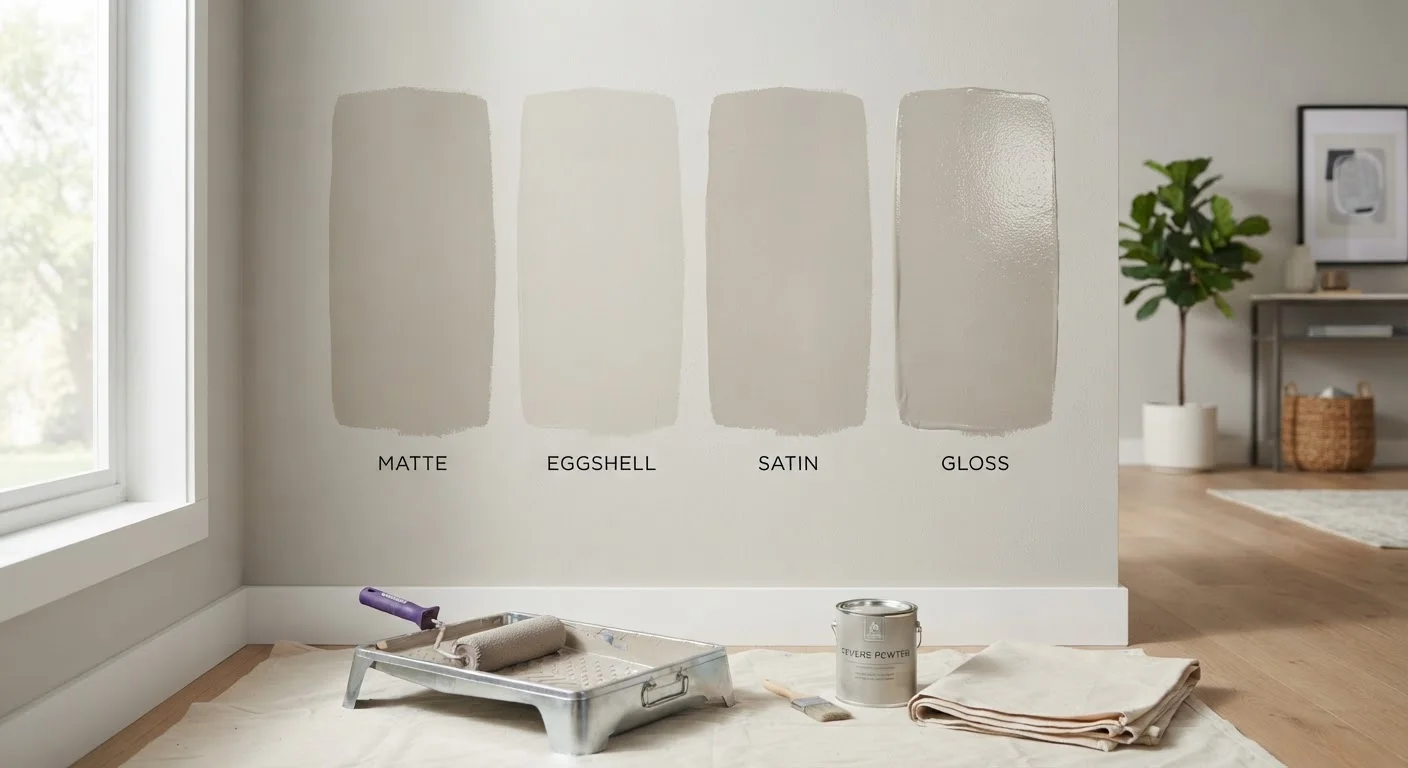 Interior Paint Finishes Explained: Matte, Eggshell, Satin, and Gloss