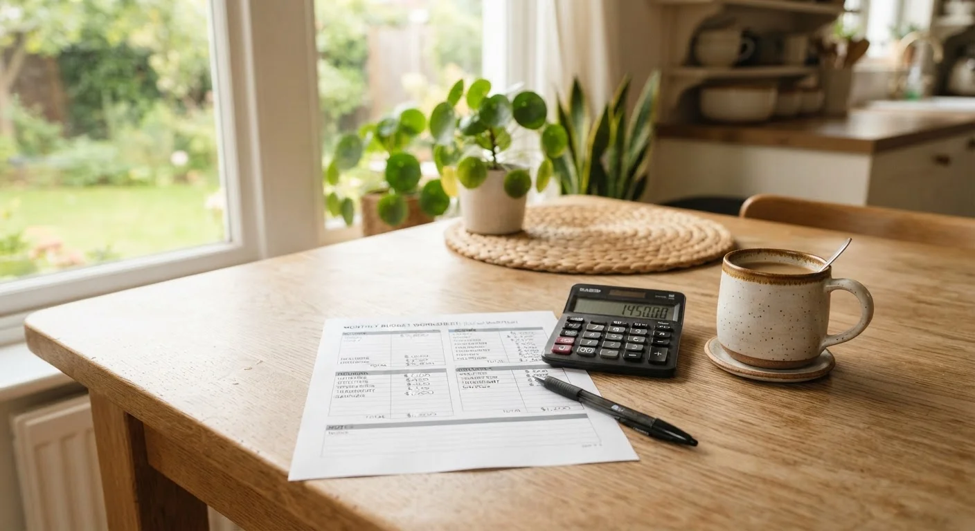 Monthly Budget Setup Checklist for American Households