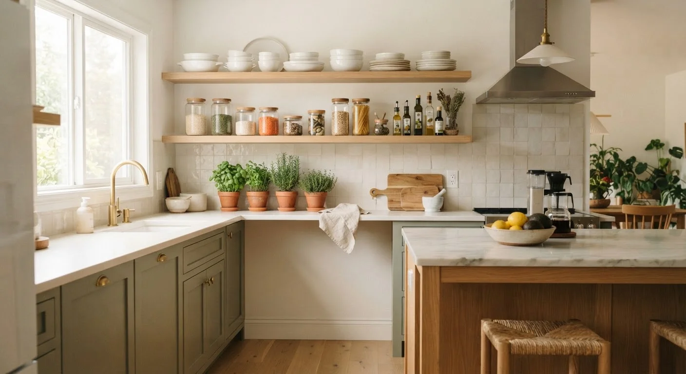Open Shelving in Kitchens: What Changes Once the Cabinets Come Down