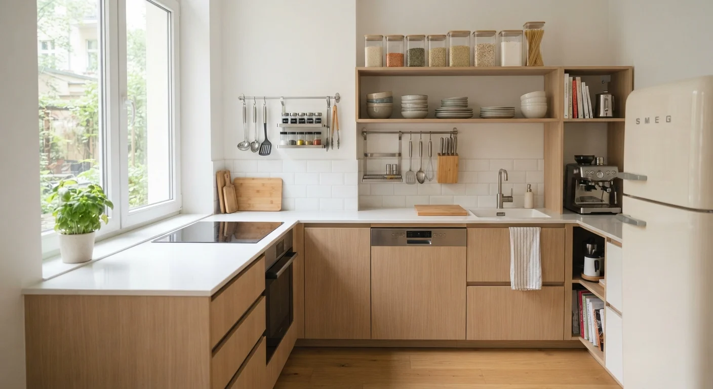 Organizing a Small Kitchen When Counter Space Is Non-Negotiable