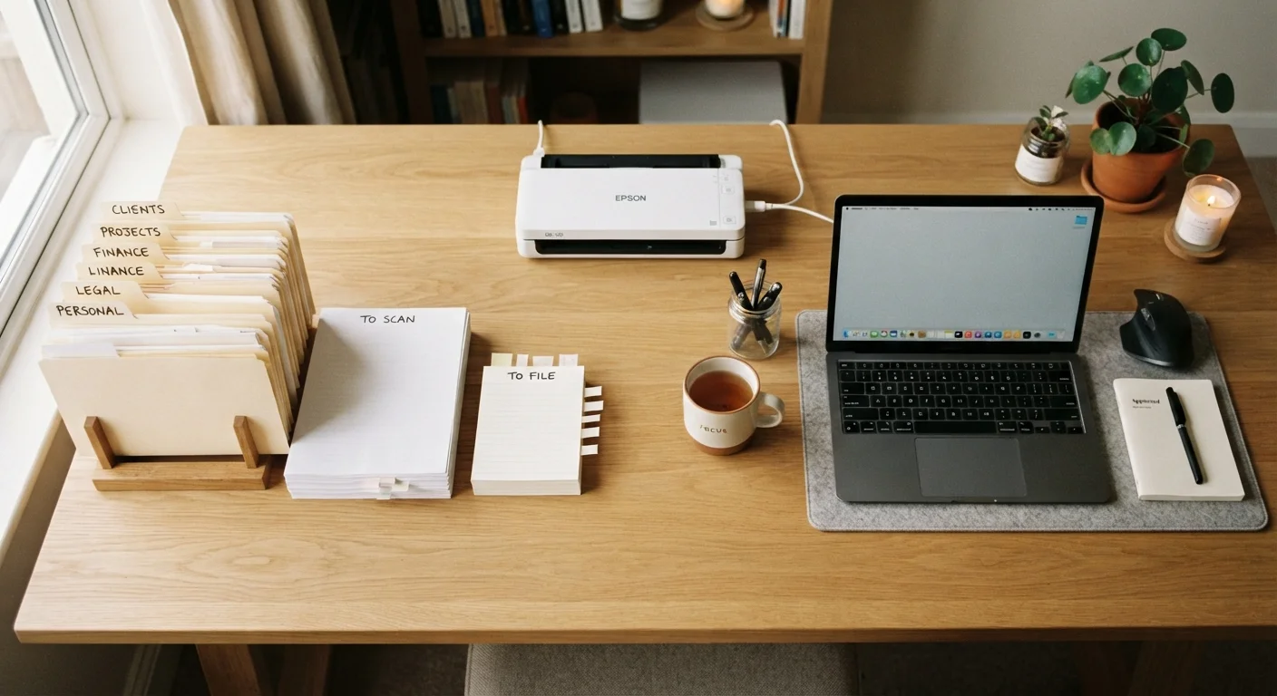 Paper Clutter Is a Different Beast: How to Actually Manage Documents at Home
