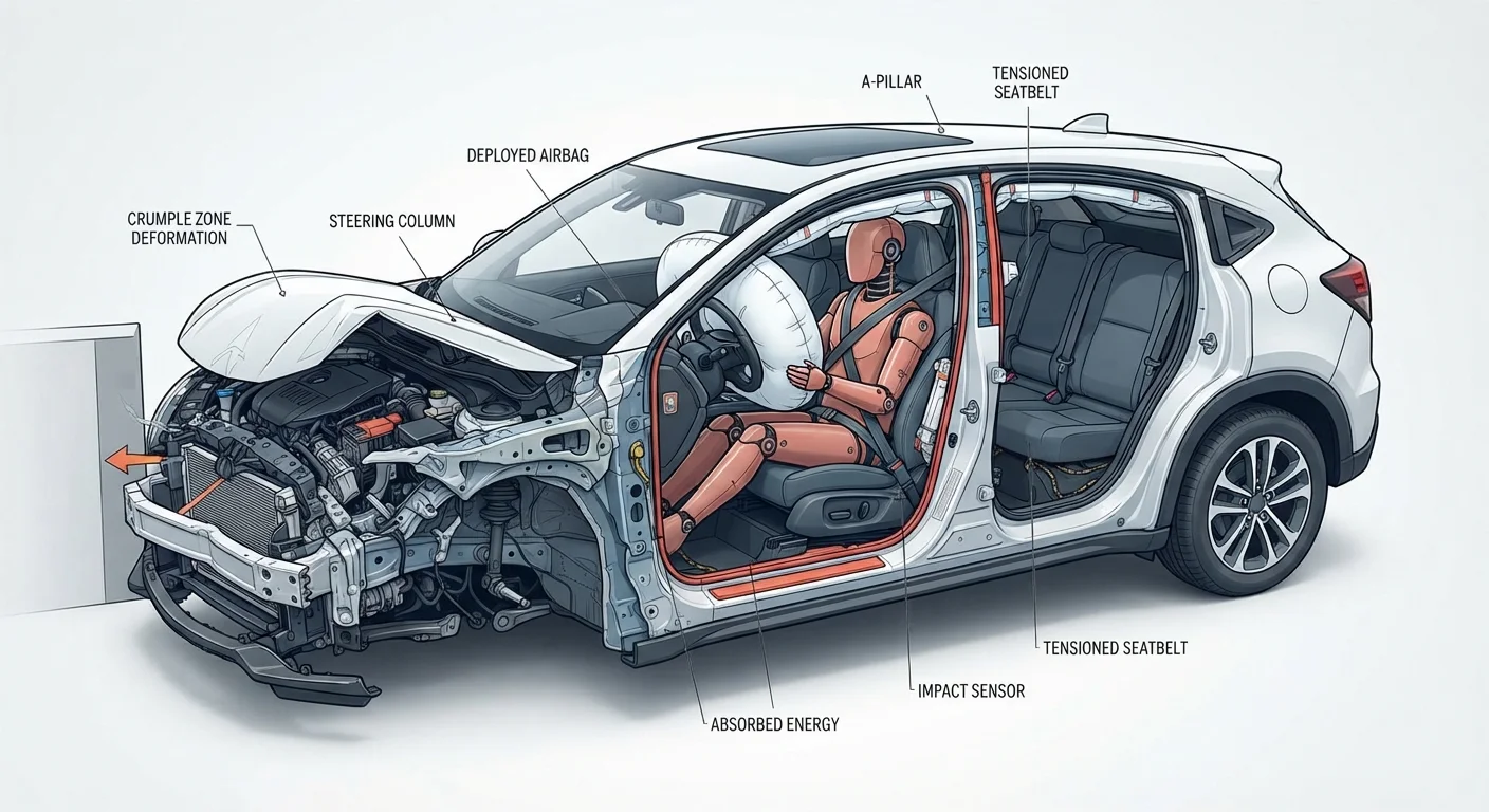 Seatbelts, Airbags, and Crumple Zones: How Passive Safety Systems Work Together