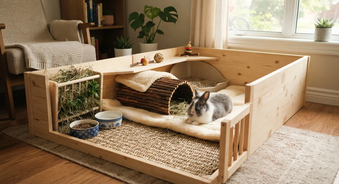 Setting Up a Safe and Enriching Rabbit Habitat Indoors