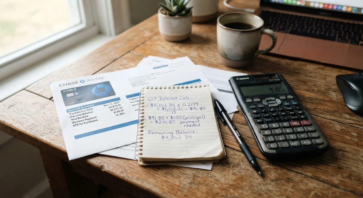 The Real Cost of Carrying a Balance: Interest Math Most People Skip
