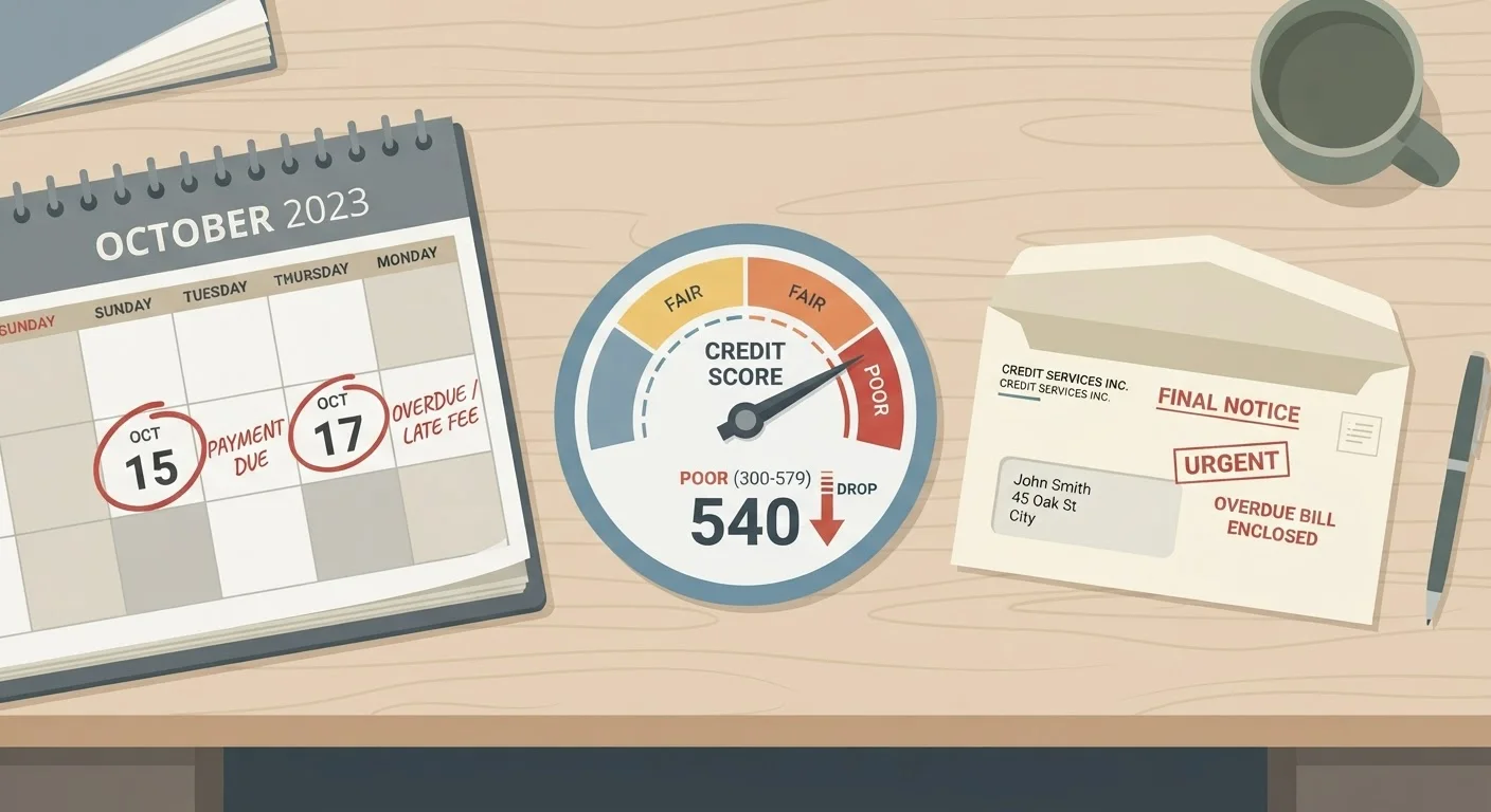 What Actually Happens When You Miss a Debt Payment