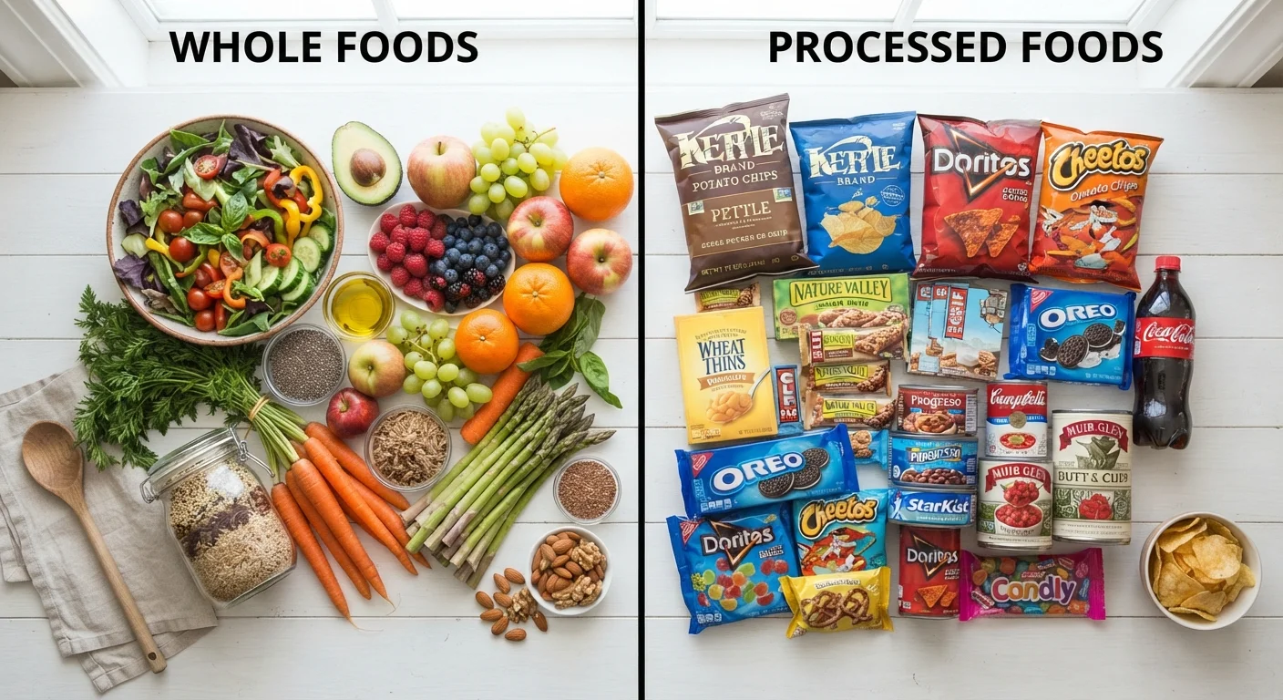 Whole Foods vs. Processed Foods: What the Research Actually Shows